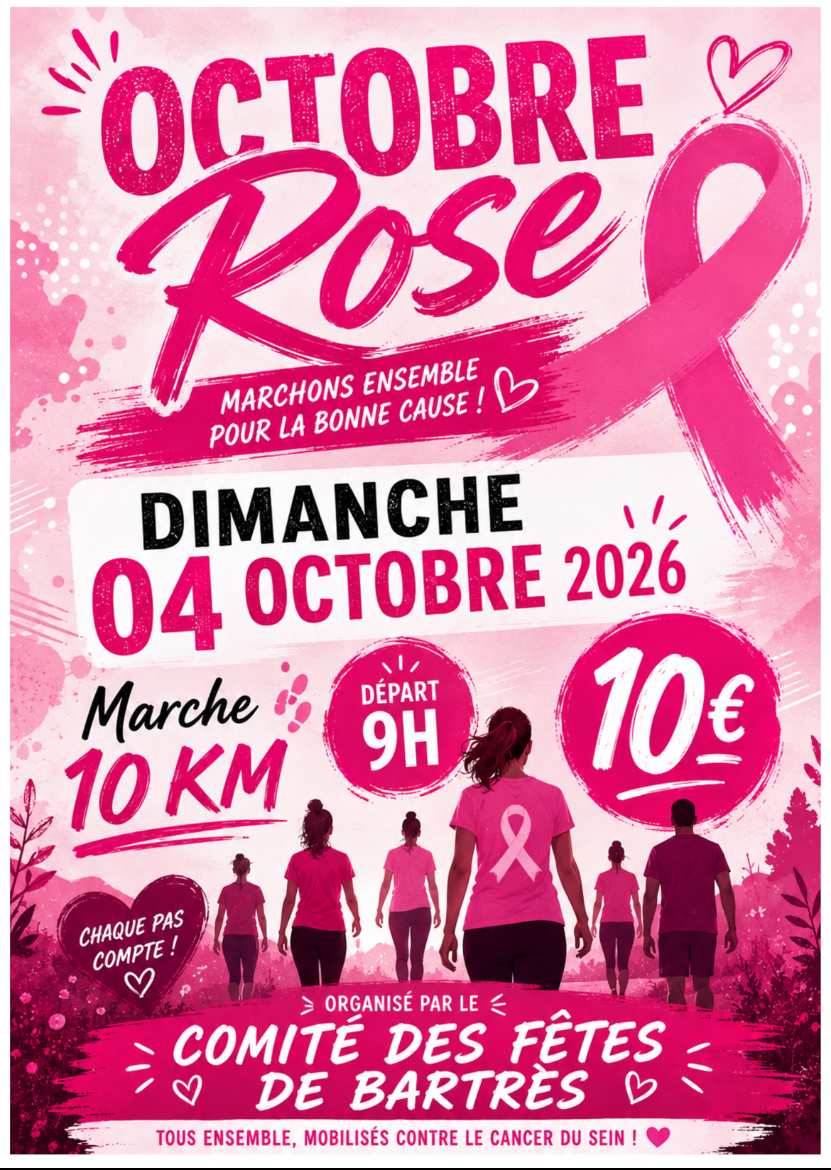 Octobre rose Bartres 2026