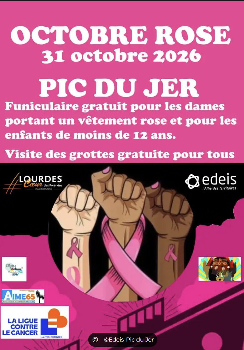 Octobre rose 2026 pic du jer lourdes